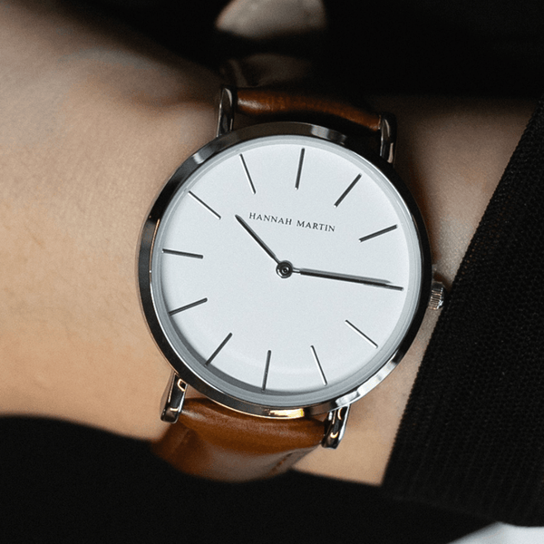 Reloj Hombre Glasgow Blanco 40mm - Hannah Martin