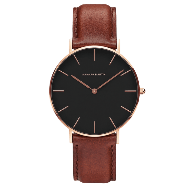 Reloj Hombre Glasgow Negro 40mm - Hannah Martin