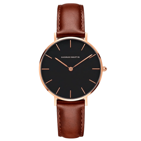 Reloj Mujer Negro Chester 36mm - Hannah Martin