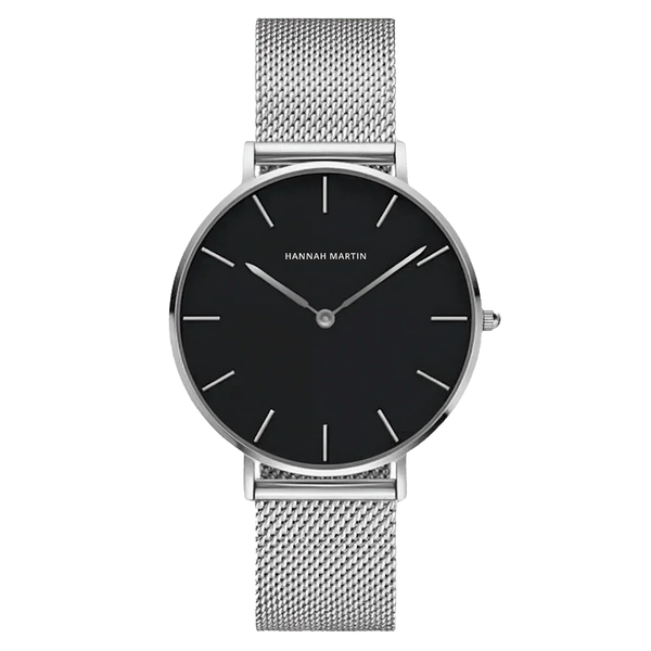 Reloj Mujer Negro Norwich 36mm - Hannah Martin