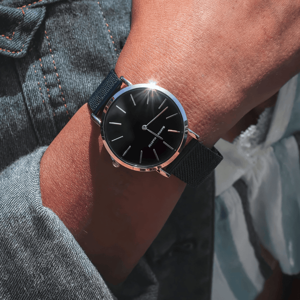 Reloj Mujer Negro Preston 36mm - Hannah Martin