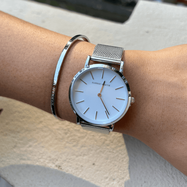 Reloj Mujer Plata Norwich 36mm - Hannah Martin