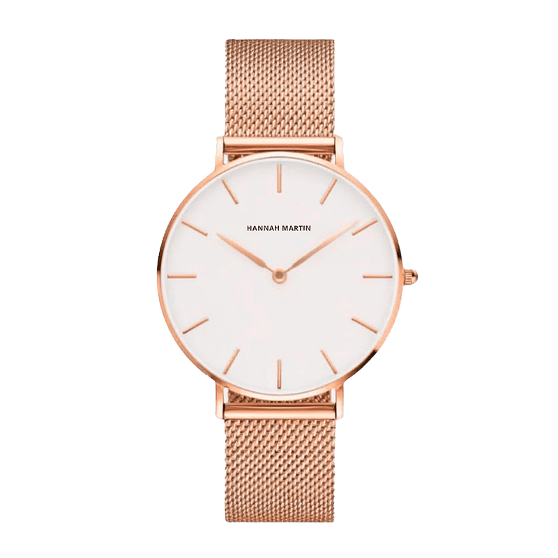 Reloj Mujer Rosado Oro Darfield 36mm - Hannah Martin