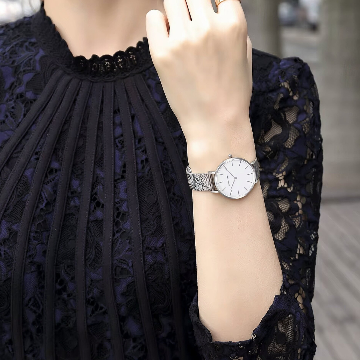 Reloj Mujer Blanco Norwich 36mm