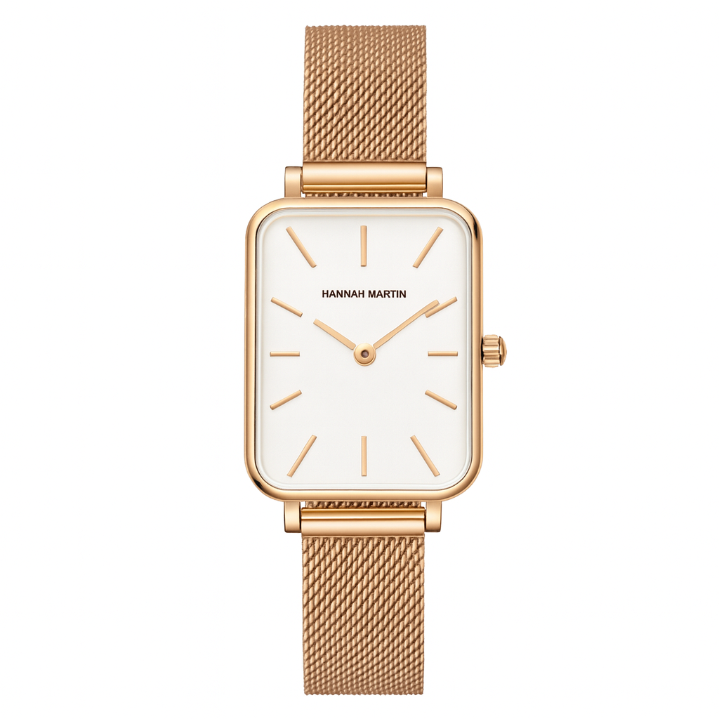 Reloj Mujer Blanco y Rosé Gold Vindemia