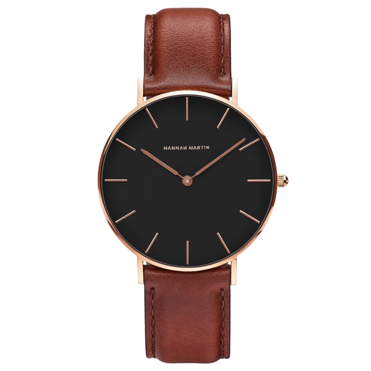 Reloj Hombre Glasgow Dorado y Negro 40mm