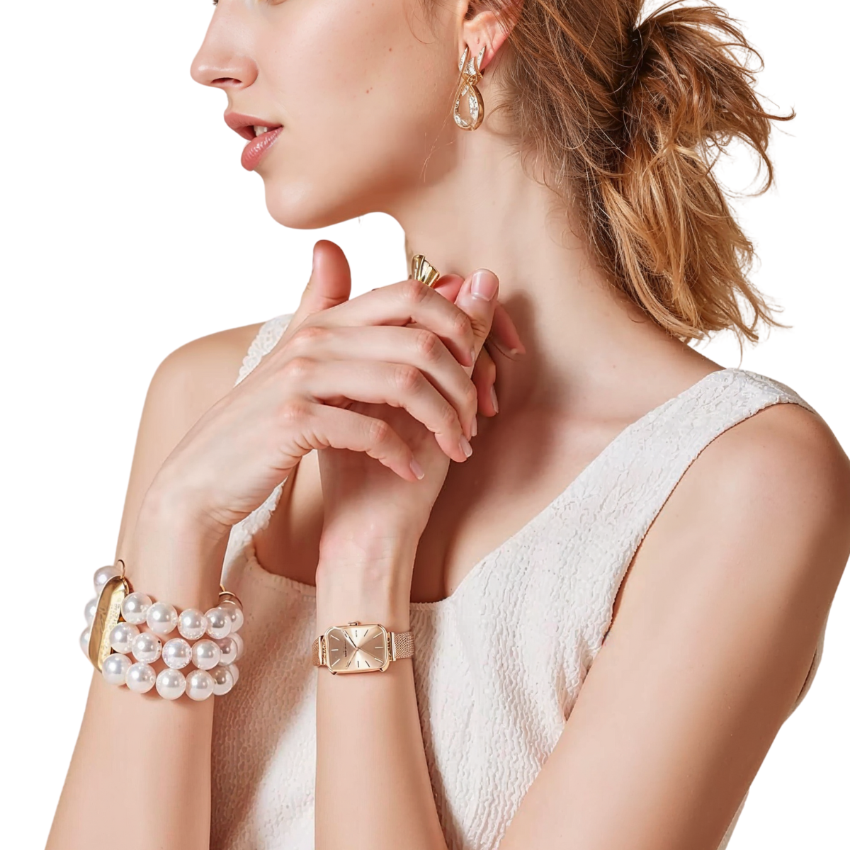 Reloj Mujer Dorado Vindemia
