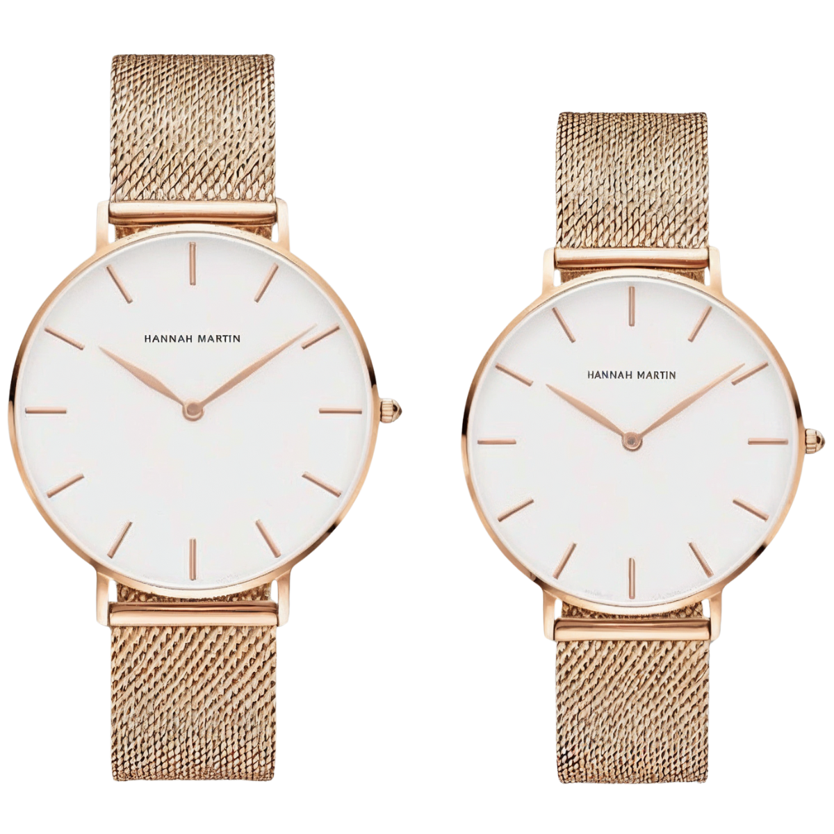 Conjunto de Relojes para Pareja Pack Dover Blanco – Masculino y Femenino