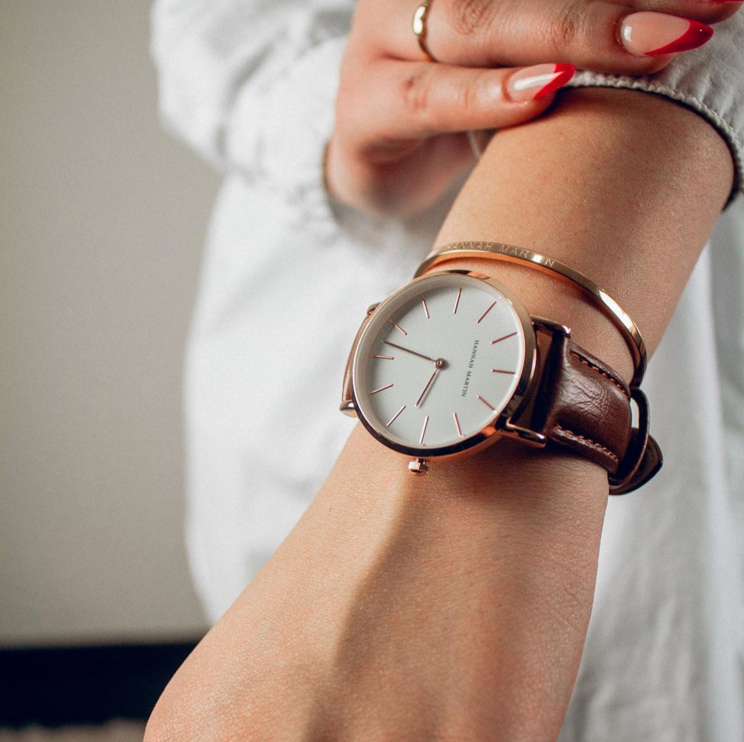 Reloj Femenino Blanco y Rosé Gold Chester 36mm