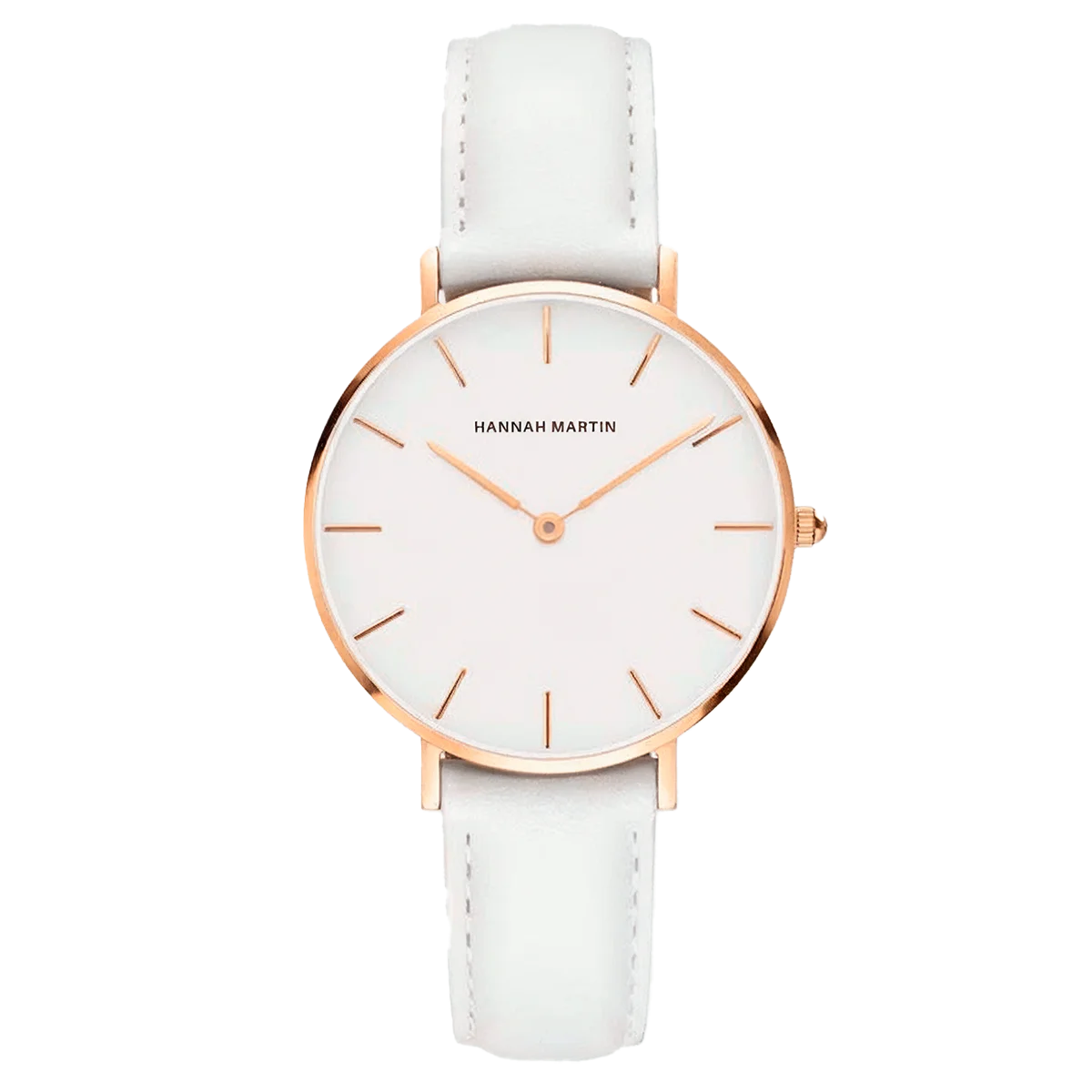 Reloj Mujer Blanco y Rosé Gold Cardiff 36mm