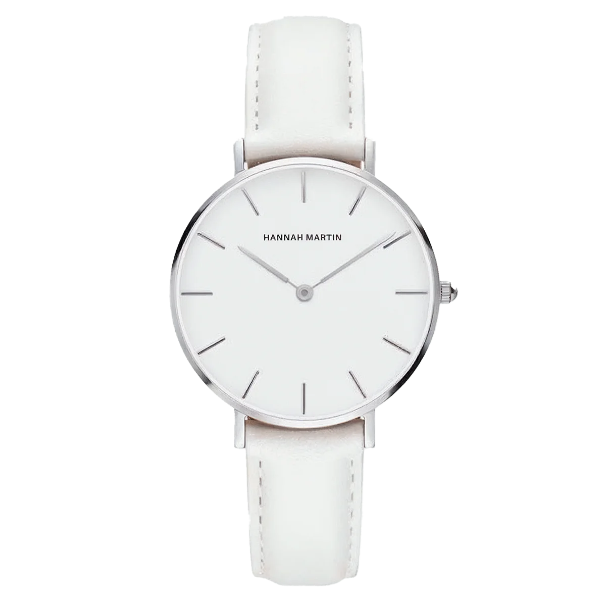 Reloj Mujer Blanco y Plata Cardiff 36mm