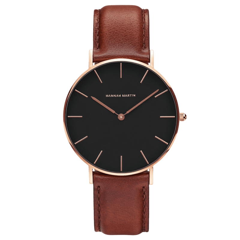 Reloj Hombre Glasgow Negro 40mm - Hannah Martin