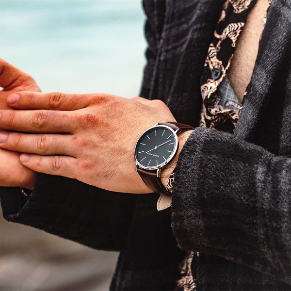 Reloj Hombre Glasgow Negro 40mm - Hannah Martin