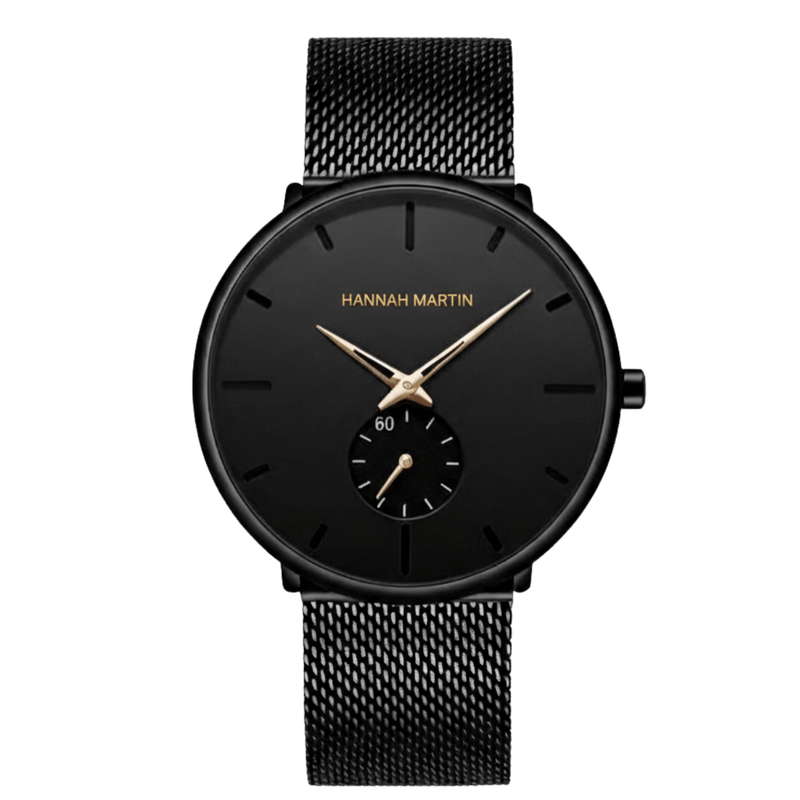 Reloj Hombre Negro Sheffield 40mm - Hannah Martin