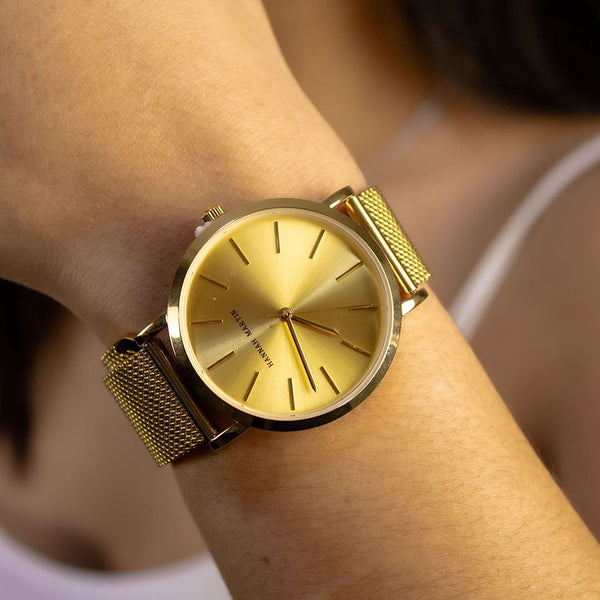 Reloj Mujer Dorado Darfield 36mm - Hannah Martin