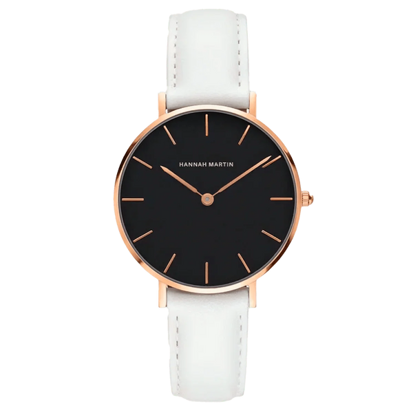 Reloj Mujer Negro Cardiff 36mm - Hannah Martin