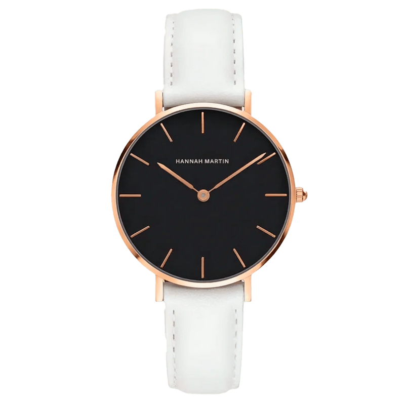 Reloj Mujer Negro Cardiff 36mm - Hannah Martin