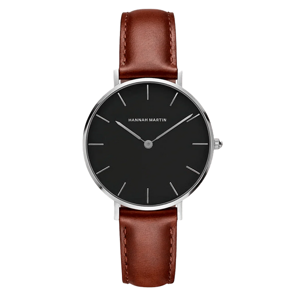 Reloj Mujer Negro Chester 36mm - Hannah Martin