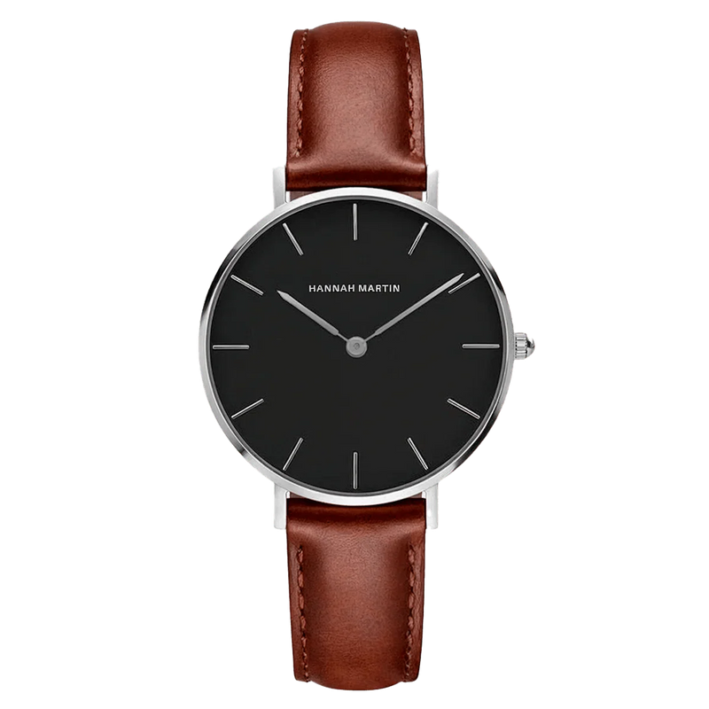 Reloj Mujer Negro Chester 36mm - Hannah Martin