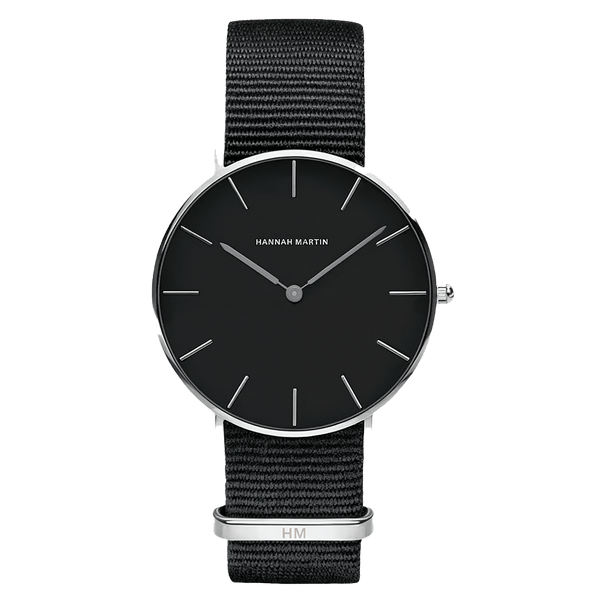 Reloj Mujer Negro Cornwall 36mm - Hannah Martin