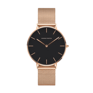 Reloj Mujer Negro Preston 36mm - Hannah Martin