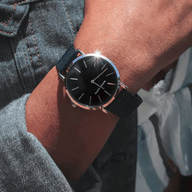 Reloj Mujer Negro Preston 36mm - Hannah Martin