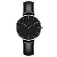 Reloj Mujer Negro y Rosé Gold Belfast 36mm - Hannah Martin