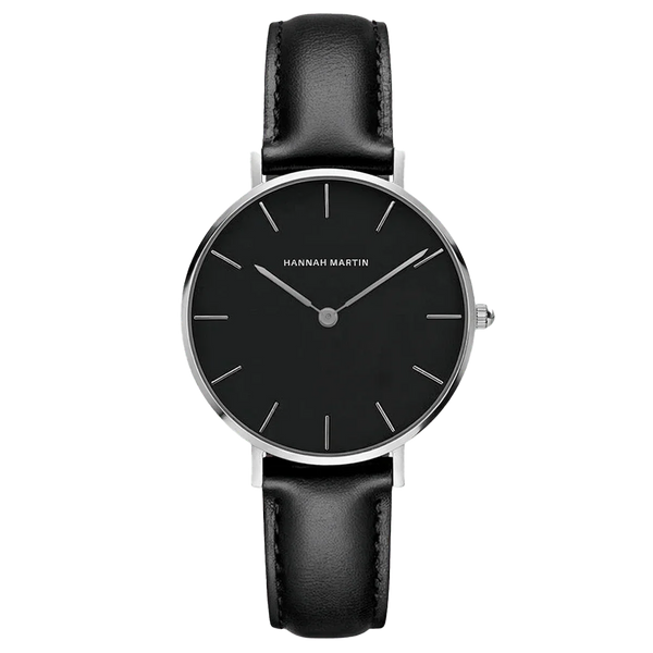 Reloj Mujer Negro y Rosé Gold Belfast 36mm - Hannah Martin